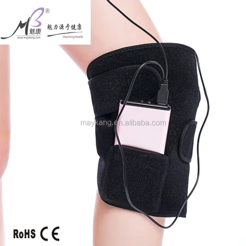 Portable Arthritis Pressotherapy Vibrator Pain Relief Massager with Heat Elbow Knee Joint Massage Machine