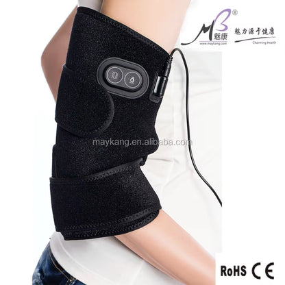 Portable Arthritis Pressotherapy Vibrator Pain Relief Massager with Heat Elbow Knee Joint Massage Machine