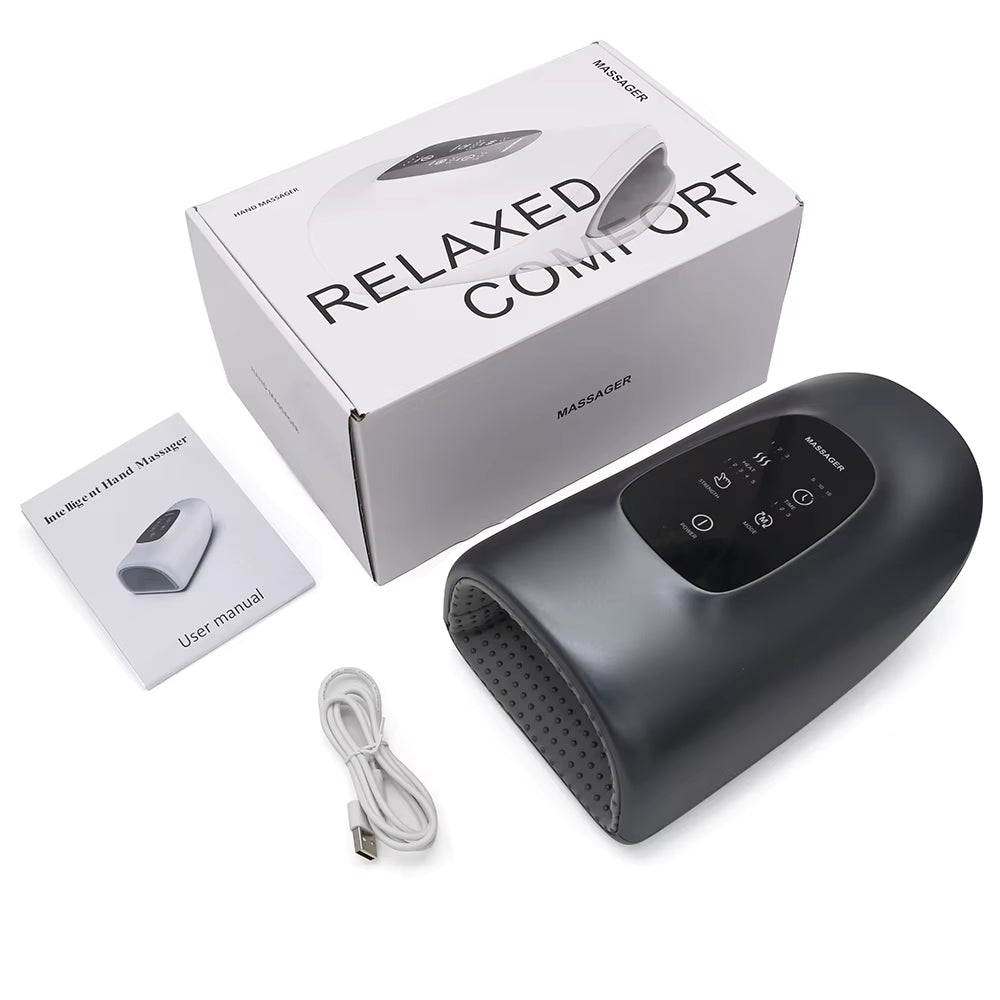 Portable Electric Device Vacuum Arthritis Machine Hand Palm and Arm Massager with Heat for Arthritis and Carpal Tunnel