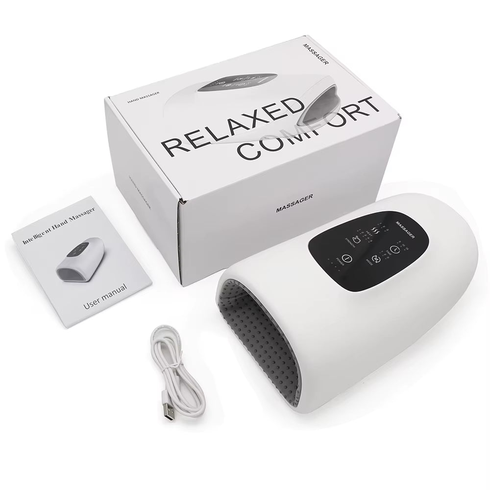 Portable Electric Device Vacuum Arthritis Machine Hand Palm and Arm Massager with Heat for Arthritis and Carpal Tunnel