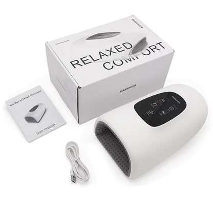 Portable Electric Device Vacuum Arthritis Machine Hand Palm and Arm Massager with Heat for Arthritis and Carpal Tunnel