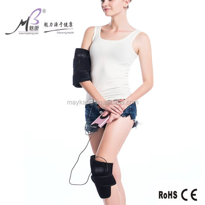 Portable Arthritis Pressotherapy Vibrator Pain Relief Massager with Heat Elbow Knee Joint Massage Machine